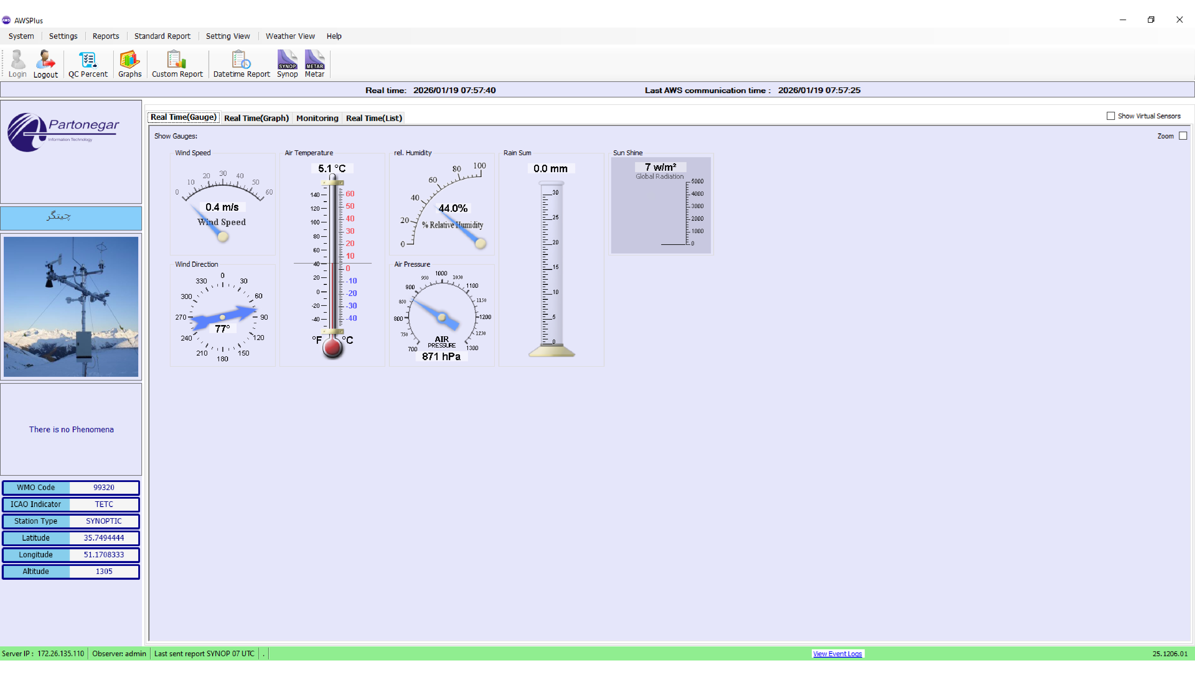 نرم افزار تخصصی هواشناسی